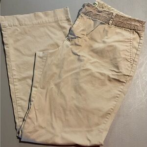 Old Navy stretch low waist khaki pants size 16